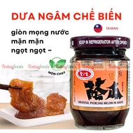 Dưa Gang Ngâm Tương Đài Loan AGV – Giòn Thơm Đậm Vị (Hũ 140g) - Oriental pickling melon