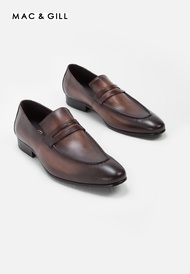 Mac&Gill รองเท้าผู้ชายหนังแท้แบบสวม Style โลฟเฟอร์ FELIPE PENNY LEATHER LOAFER formal and Casual Wea
