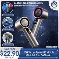 ODOROKU 100 Turbo Speed Portable Mini Jet Fan 3600mAh Battery Rechargeable Mini Fan With Adjustable