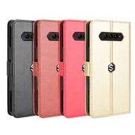 For Xiaomi BlackShark Black Shark 4 4S Pro Case Flip Luxury Wallet PU Leather Phone Case Cover with Card Holder