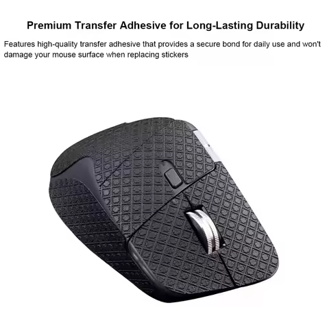 For Logitech MX Master 4 Wireless Mouse Grip Tape Handmade Sticker Non Slip Lizard Skin Suck Sweat T