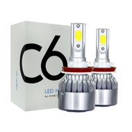 C6 White LED Car Headlamp Headlight - Yellow