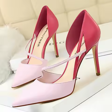 BIGTREE Shoes High Heels Woman Pumps Stiletto Women Shoes Women Basic Pump Fashion Women Sandals Fem