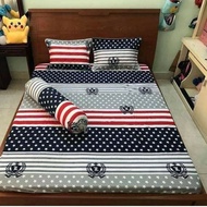 Ga gối poly gồm 1 ga chun và 2 vỏ gối kích thước 45x65cm