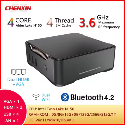 2025 New N150 GK3 Plus MINI PC Win11 Win10 Ubuntu BT4.2 WIFI5 0G/8G/16G RAM 0G/128G/256G/512G/1T ROM