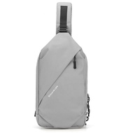 TINYAT กระเป๋าสะพายข้างสําหรับผู้ชายกระเป๋าสะพายไหล่ Daypack กระเป๋าหน้าอกสําหรับการเดินทางแบบสบาย ๆ