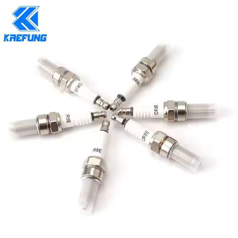 6pcs Motorcycle Engine Spark Plug For CR9E CR8E CR8EB CR8EK CR8EVX CR8EIX B8RTC CR8E Motorcycle Spar