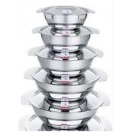 Zebra Thailand SOUP BOWL SET ( 5 IN 1 ) β 12CM TO 20CM 100% Original Zebra Stainless Steel 187003
