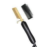 Hair Straightener Hot Heating Comb Flat Irons Straightening Brush Hair Straight Style Corrugation Curling Iron Hair Curler Brush