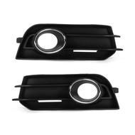 Usihere Pair Front Bumper Fog Light Grilles Black 8X0807681A Replacement for Audi A1 Cool Hatchback 2-Door 2014 Car Grille