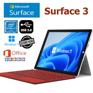 Microsoft Surface3 Intel Z8700 Quad-Core 1.6GHz 128GB Windows 11 Touchscreen 10.8 Inch Laptop WiFi C