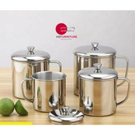 Stainless Steel 304 Water Mug Cup with Lid
