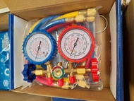 R134a R22 ชุดเกจวัดน้ำยาแอร์ ชุดเกจ์ชาร์จน้ำยาแอร์ ชาร์จน้ำยาแอร์ ใช้กับรถยนต์ แอร์บ้าน สายเติมน้ำยา