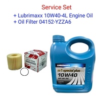 Toyota Altis Wish Harrier Sienta Prius1.8 Lexus CT1.8 Lubrimaxx 10W40-4L ENGINE OIL +Oil Filter 0415