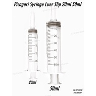 Picagari Syringe Luer Slip 1 5 10 12 20 30 50 60 ml cc individual pack sterilized feeding syringe fe