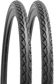 YunSCM Pack of 2 Foldable 28 Inch Tyres 28 x 1.60 700 x 40C Coat 40-622 Compatible Bike 700 x 38C 70