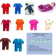 Romper Baju Melayu - Dark Grey