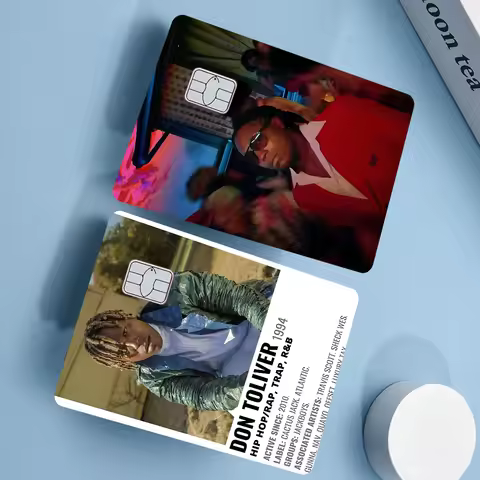 Hip Hop Singer Don Toliver Love Sick Anmie Sticker Film Skin Cover For Credit Card Debit Bank Card F
