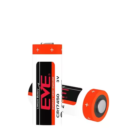 EVE 2-20PCS CR17450 High Capacity 3.0V 2400mah Cylindrical Batteries 3volt Alarm System Primary Lith