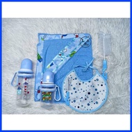 ✔ ∡ ➼ SET2| HOOD PRANELA WITH FEEDING BOTTLE SET WITH BRUSH&BIB|RECEIVING BLANKET,SWADLE FOR NEWBOR