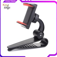 [Ft] Universal 360 Degree Rotation Car Sun Visor Mounted Phone Clip Holder Bracket