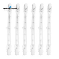 R7S Halogen Light Bulb 118mm 200W 230V Halogen Rod R7S Halogen Bulb R7S Dimmable 6Pack