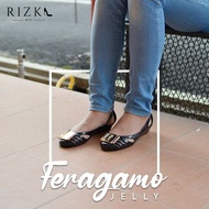 top !! ladies shoes jelly shoes by rizka