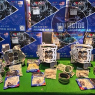 LC135 / Y15ZR RACING SUPER HEAD CNC BILLET OVAL 24/27 25/28 26/29 27/30MM NLK PERFORMANCE