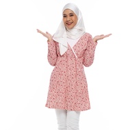 AQEELA Nursing Kimono T-Shirt- Rose (ai963e)