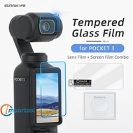 Lenz- Sunnylife Tempered Glass Dji Osmo Pocket 3 Anti-ScratchScreen Protector