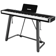 Adjustable Height Keyboard Stand Double X Frame accommodates 61/76/88 Key Digital keyboard Foldable 