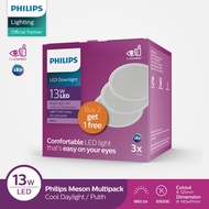 PUTIH Best Seller Philips Downlight Led Meson 59464 125 13W 65K White - Package 2 Free 1