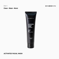 Oneskin Activated Facial Wash With Charcoal Pembersih Wajah Pria