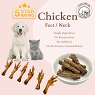 Chicken Feet / Neck Dehydrated, dog treats, cat treats, dog jerky, dental treats, pet treats, dog training bites