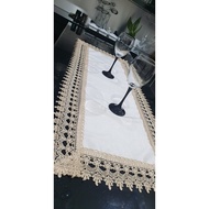 Table Top Runner Rende 40cm x 100cm READY STOCK  #alas meja # lapik meja