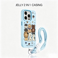 Latest Lovely Dog Casing Oppo Reno 15F 15 Pro Max A6T Pro 5G A6X 14F A3X A5 Pro A5I A5 2025 Casing