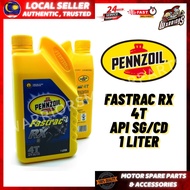 PENNZOIL FASTRAC RX 4T API SG/CD 4-STROKE ENGINE OIL MINYAK HITAM MINYAK PELINCIR MINYAK PELICIN MIN