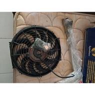 Hi speed fan 12 inch with relay and brackets (used)