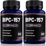 2PCS BPC-157 Peptide Capsules 1000Mcg, Muscle Recovery, Tissue Repair & Physical Strength port, 120 