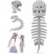Dinosaur Skeleton Costume Fun Dinosaur Silly Dino Plush Skeleton Spinosaurus Skeleton Halloween Cost