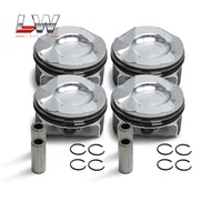 4pcs +0.5mm Oversize piston kit for BMW 520i E60 Z4 E85 2.0i N43/N46 engine 11257551550/11257562457