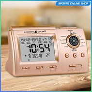 [Beauty] Azan Alarm Clock Snooze Temperature Father's Day Gift Decoration Digital Prayer Alarm Azan Alarm Table Clock