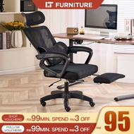 Kerusi Gaming  Ergonomic Chair Gaming Chair Pc chair computer chair Office Chair with Footrest Adjus