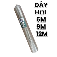 Professional TOCDO 8x5mm white twisted pneumatic hose 6 meters / 9 meters / 12 meters long