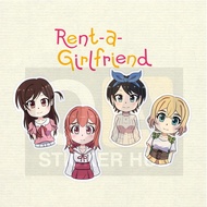 RENT A GIRLFRIEND FANART STICKER PACK