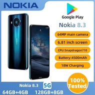Nokia 8.3 64GB 128GB  5G Zeiss Certification Global Version Dual SIM Android Smartphone