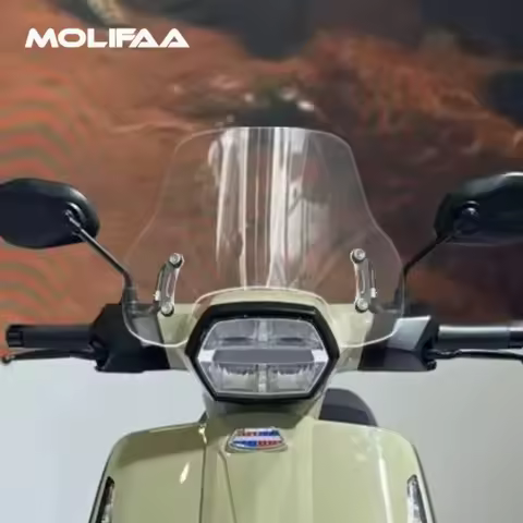 for Lambretta X250 X300 Motorcycle Acrylic Windshield Front Windscreen Wind Deflectors Protector Acc