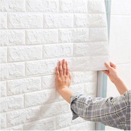 Digap Sticker Wallpaper Dinding 3D Embossed Brick Model 77x70cm - TC073