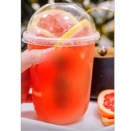 🔥🔥U-cup (1005) + dome lid (594) 16oz - 100pcs/pkt