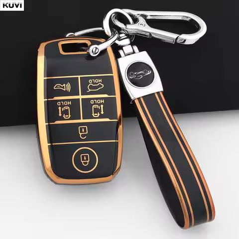 6 Buttons TPU Car Remote Key Case Cover Fob For Kia New Sedona Grand Carnival Snugly Sorento L580 Ki